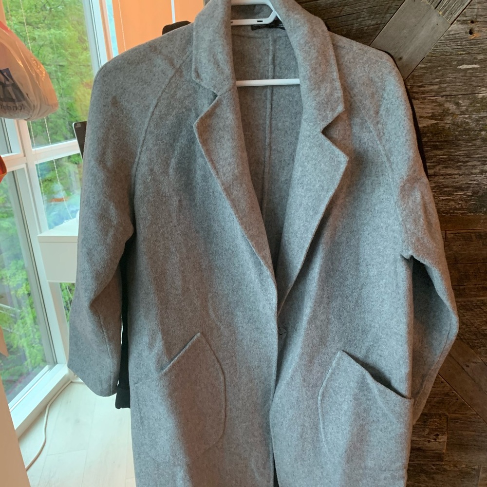 Long grey jacket